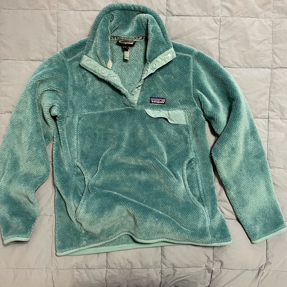 Patagonia Re Tool Teal Fleece Women’s Small